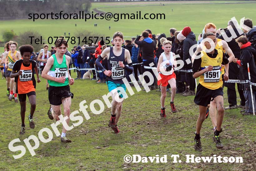 Boys Under-15s 2023 UK CAU Inter Counties Cross Country Champs, Prestwold Hall, Loughborough. Photo: David T. Hewitson/Sports for All Pics